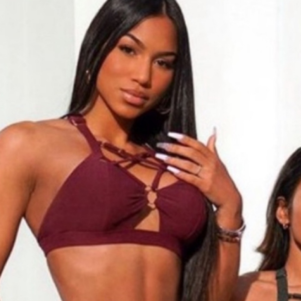 Black Cherry Dream sports bra